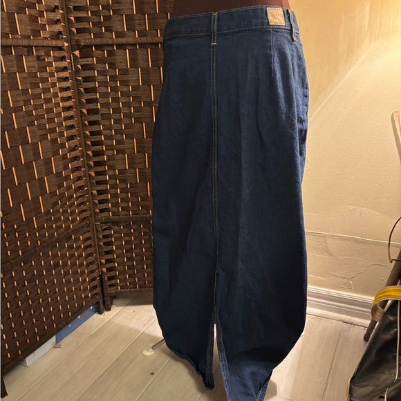 Vintage Levi's Dark Blue Denim Maxi Skirt - Picture 8 of 8
